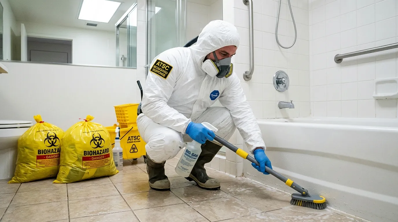 Decontamination equipment deployed for Blood Cleanup in Port Huron